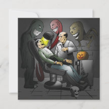 En Halloween-kväll på tandläkarkortet