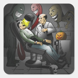 En Halloween-natt hos tandläkaren Klistermärke