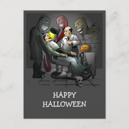 En Halloween-natt på tandläkaren Vykort
