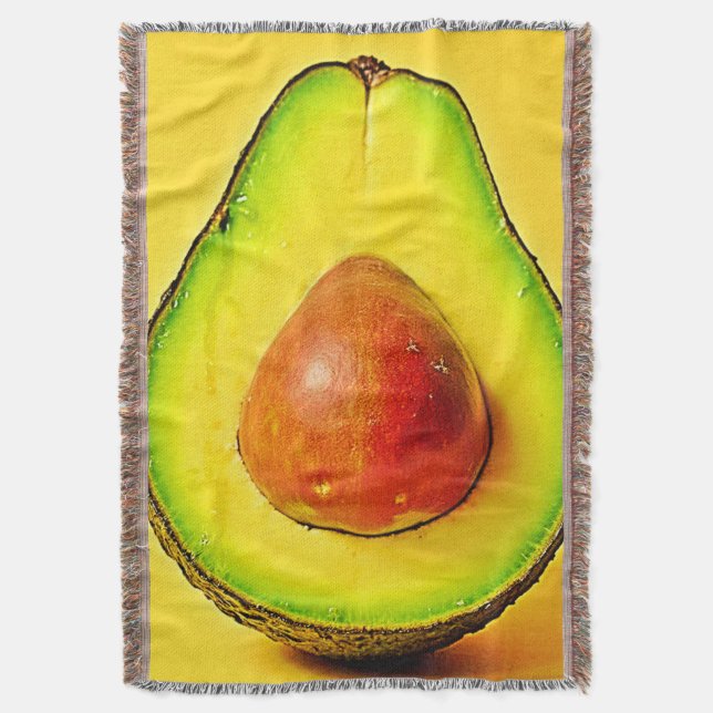 En hälsosam avocado-design filt (Framsidan Vertikal)