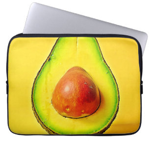 En hälsosam avocado-design laptop fodral
