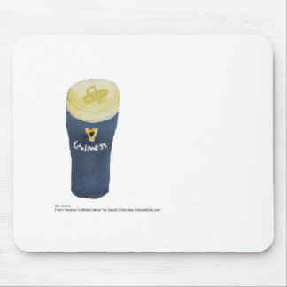 En halv liter av Guinness Musmatta