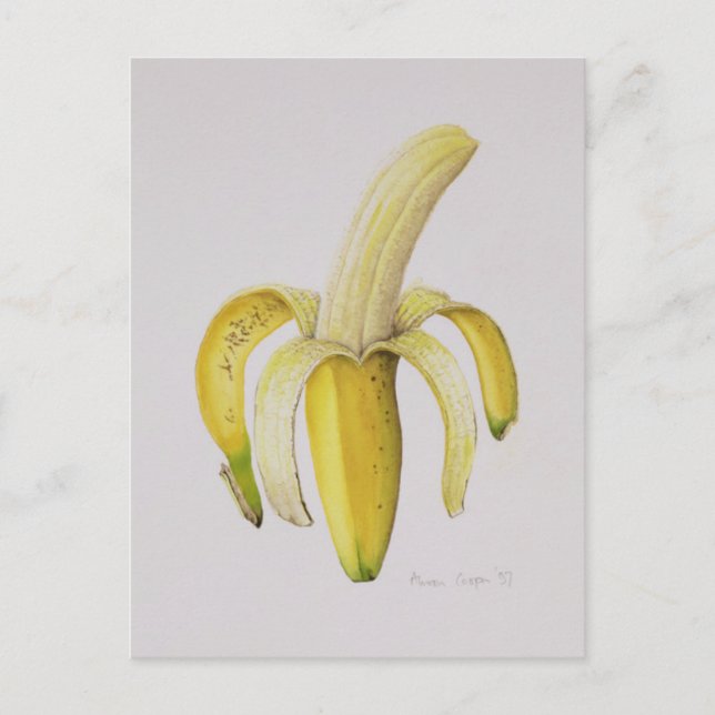 En halvskalad banana 1997 vykort (Framsida)