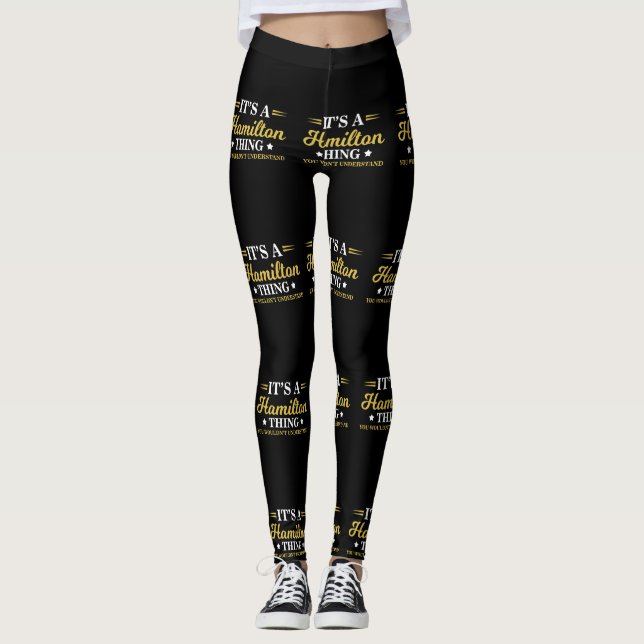 En Hamilton Sak du inte skulle förstå Leggings (Framsida)
