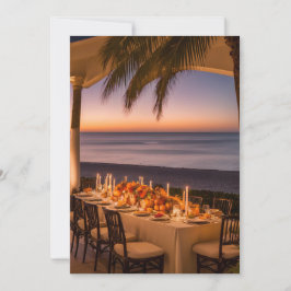 En händelse av tropisk Thanksgiving Inbjudningar