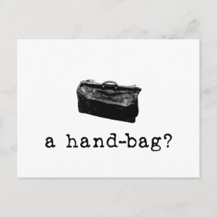 En handväska? vykort