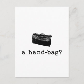 En handväska? vykort