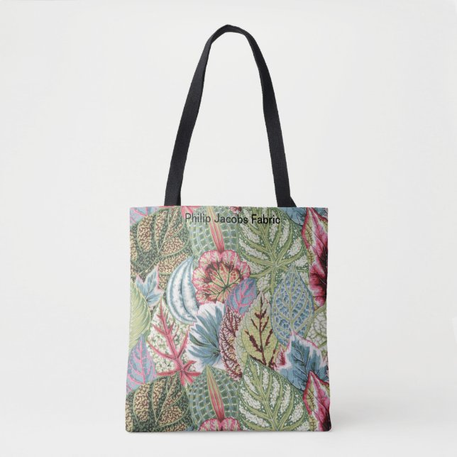 En hängiven Philip Jacobs Fabric Coleus Tote Bag Tygkasse (Framsida)