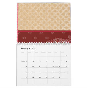 En häpnadsväckande klänning från Indiska bröllop, Kalender