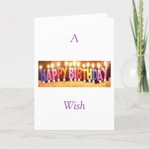 En Happybirthday Wish Kort