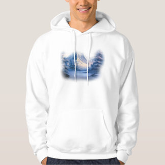 En härlig bergsnöHoodie Munkjacka