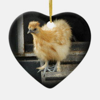 en härlig bild för Silkie Bantamhöna Julgransprydnad Keramik