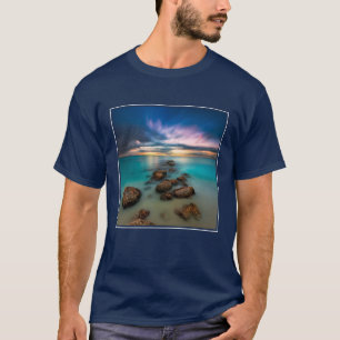 En härlig solnedgång över Turks & Caicos för T-shirt
