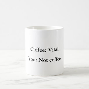 En härligt rolig lera för ett kaffe älskare. kaffemugg