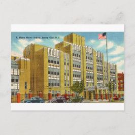 En Harry Moore-skola i Jersey City, New Jersey Vykort