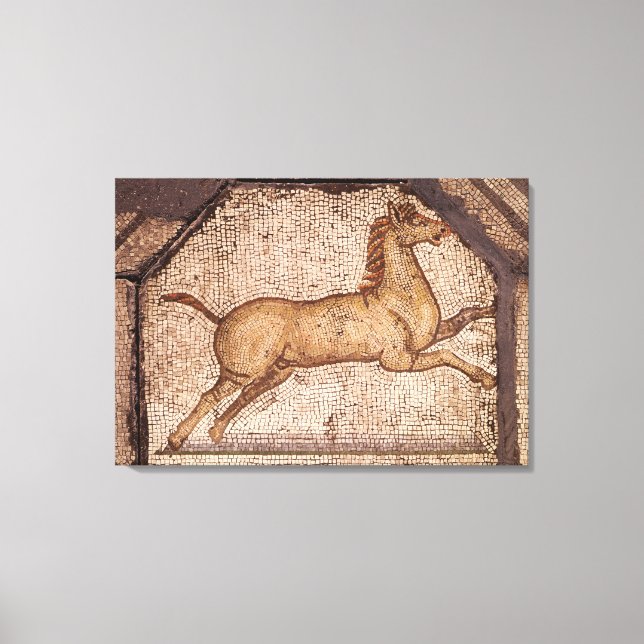 En häst, detaljer från Orpheus Charming de Animals Canvastryck (Framsida)