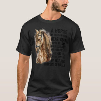 En häst kan höra en människas hjärtslag från minst t shirt