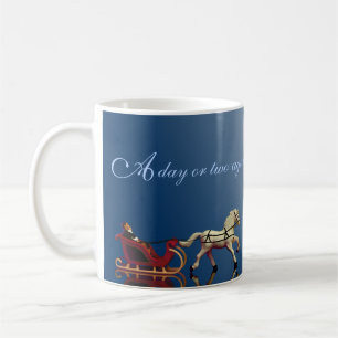 En-Häst öppen Sleighjul Kaffemugg