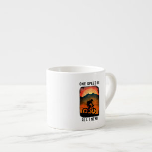 En hastighet är allt jag behöver Espresso Mugg Espressomugg