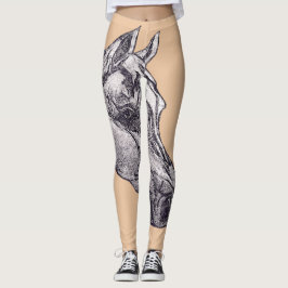 En hästskönhet leggings