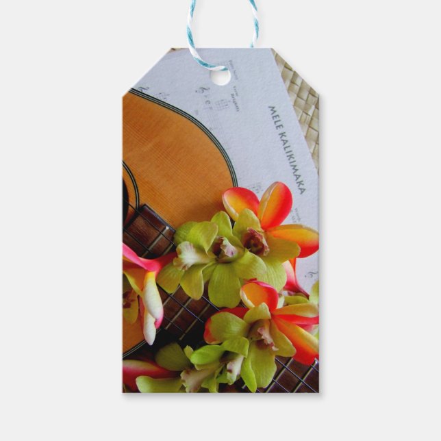En hawaiisk jul presentetikett (Framsidan)