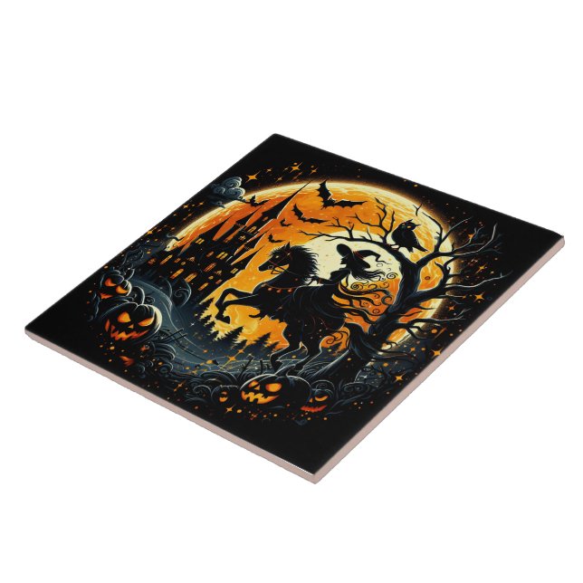 En häxskörd under en scoky-skörd i måne kakelplatta (Sidan)