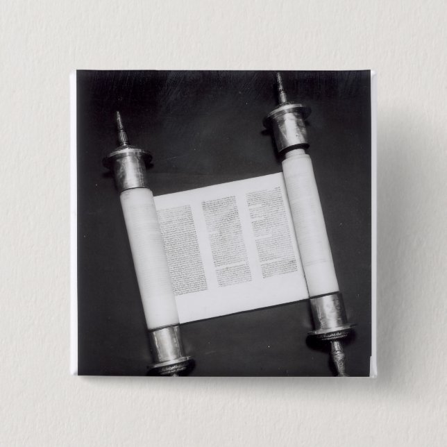 En hebréisk rulla knapp (Framsida)