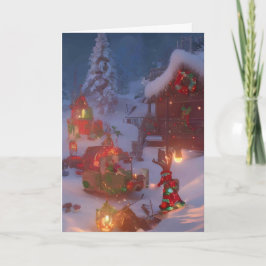 En hel del som julen kort