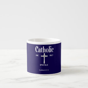 En hel katolsk apostolisk kyrka espressomugg