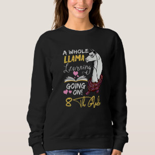 En hel lama-lärande pågår i 8:e klass t shirt