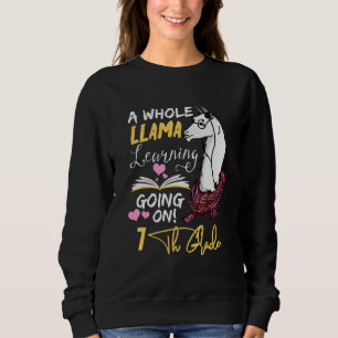En hel lama-lärande sak pågår i 7:e klass t shirt