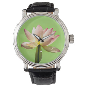 En helig lotus. Laxmi lotus Armbandsur