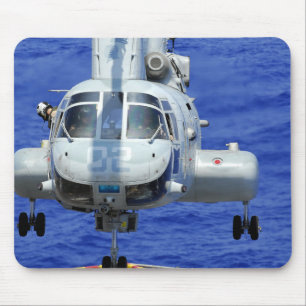En helikopter för CH--46Ehavsriddare Musmatta