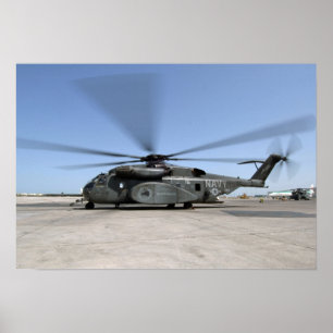 En helikopter för MH--53Ehavsdrake Poster
