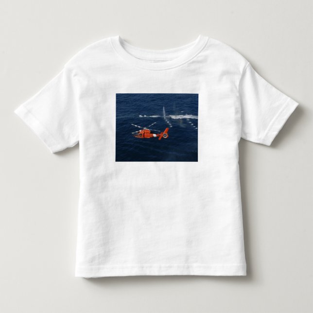En helikopterbesättning tåg tee shirt (Framsida)