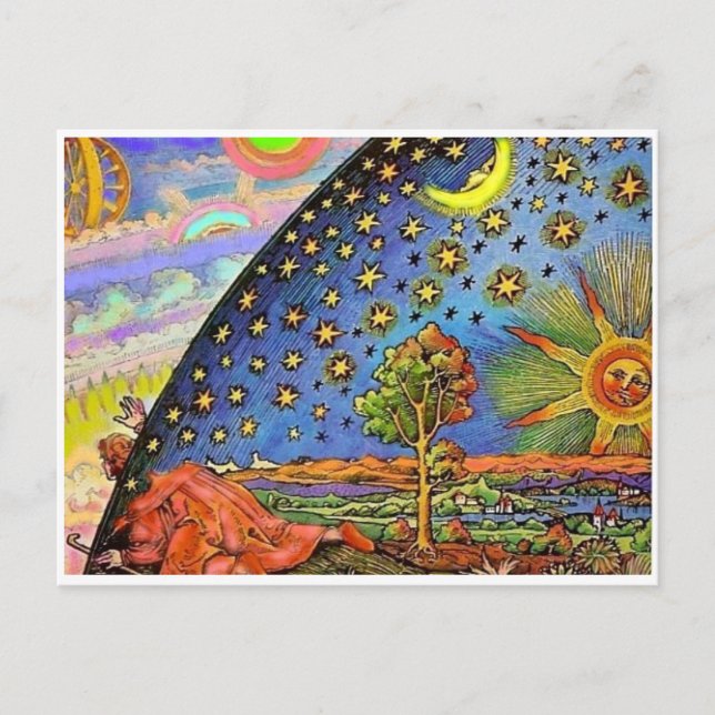 En helt ny värld där ute, vykort (Framsida)