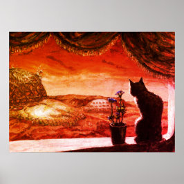 En helt ny värld - Sci-Fi - Katt på Mars Poster