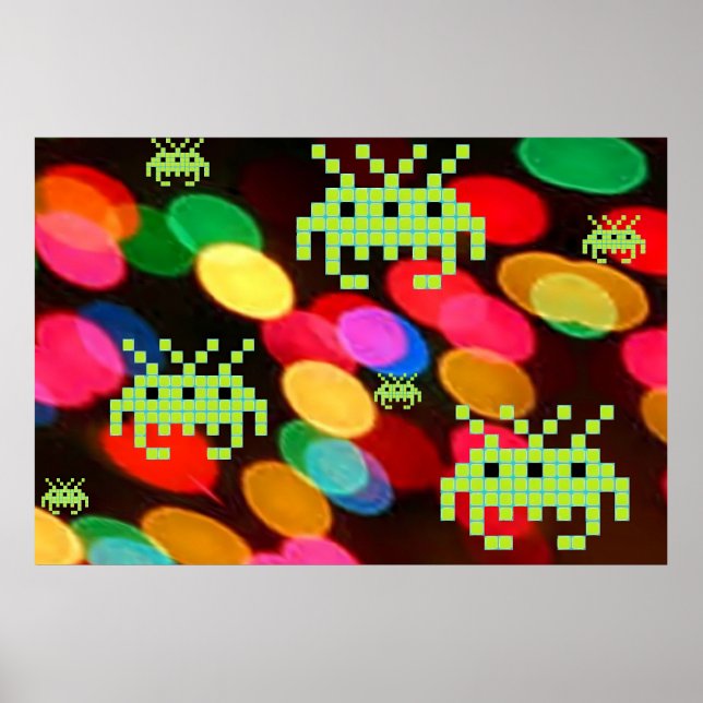 En hemlig invasion från Pixelverse Poster (Framsidan)