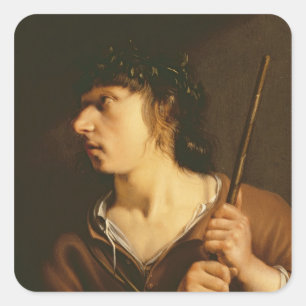 En herde, 1635 fyrkantigt klistermärke