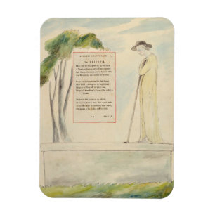 En herdeläsning epitaphen, från den skriftliga magnet