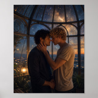 En himmel av vår egen | HBTQ-konstprojekt Poster