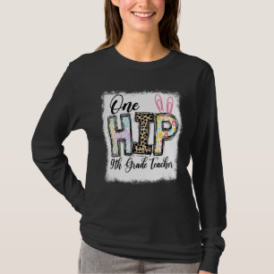 En Hip 9:e Klass-lärare Leopard-lärare Påsk D T Shirt
