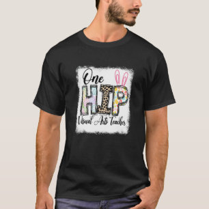 En Hip Visual Arts Teacher Leopard Teacher Påsk T Shirt