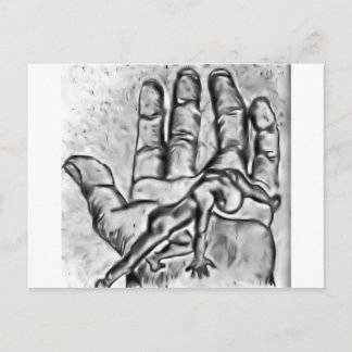 en hjälpande hand vykort