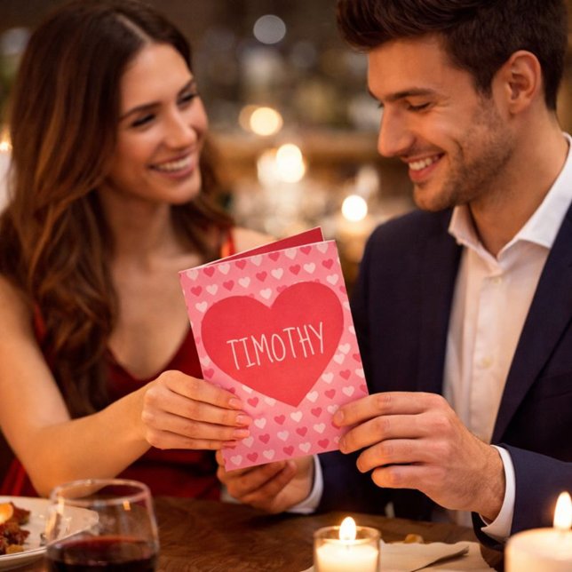 En hjärtlig Alla hjärtans dag för honom Helgkort (Skapare uppladdad)