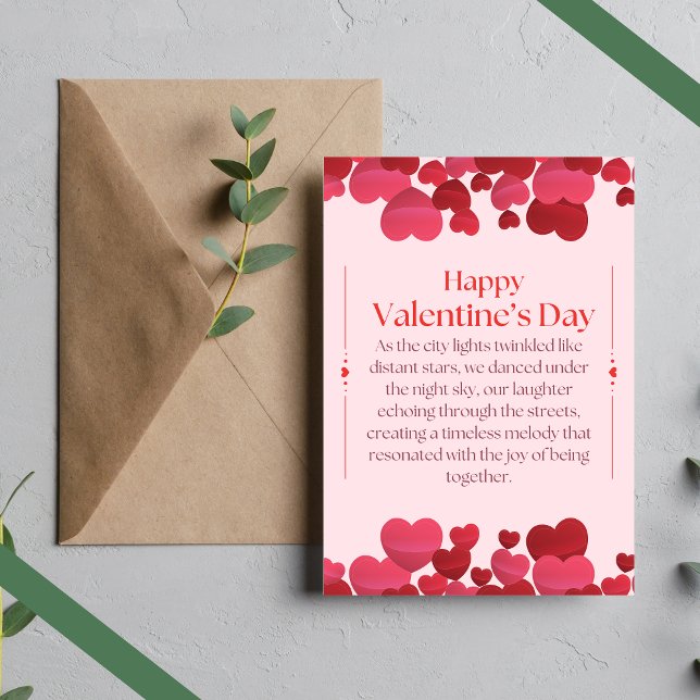 En hjärtlig Alla hjärtans dag-kort  Julkort (Skapare uppladdad)