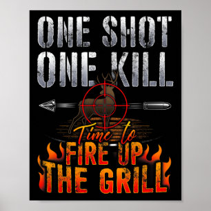 En Hjort för brandgaller en Döda Poster