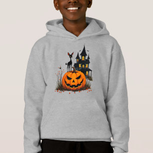En Hjort på en Halloween Pumpkin och ett hemligt h T Shirt