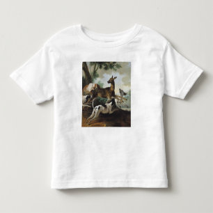 En hjort som jagas av hundar, 1725 t shirt