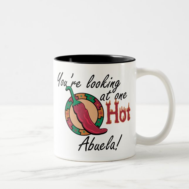 En hoad Abuela Två-Tonad Mugg (Höger)